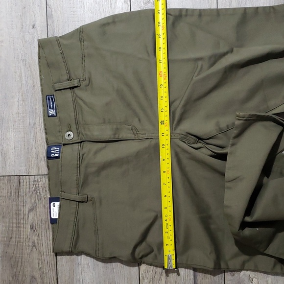 Gap Womens Pants Stretch Skinny, Green Olive Night, Sz 16 - Picture 4 of 10